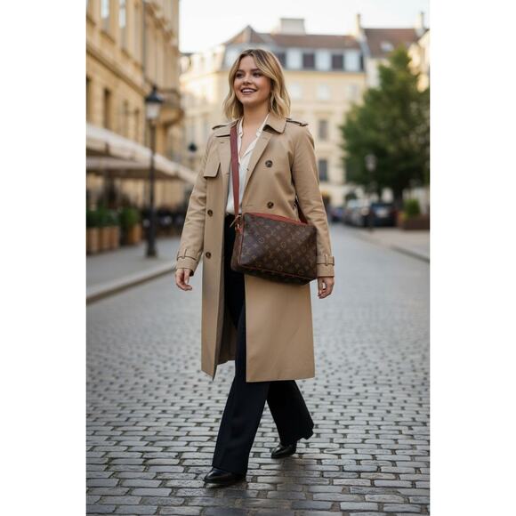 Louis Vuitton Monogram Vintage Crossbody Camera Bag Brown Leather – Rare Model - Picture 1 of 12